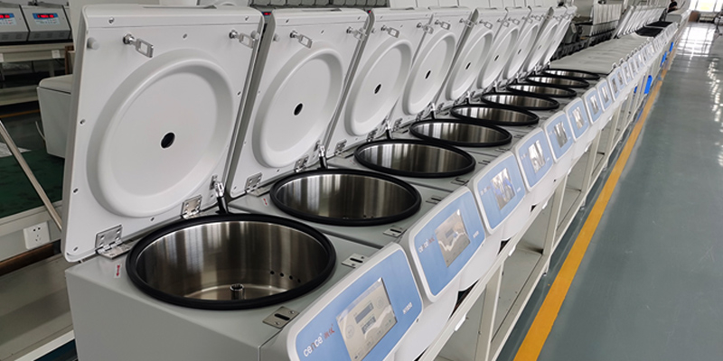 Hoch geschwindigkeit zentrifuge ist weit verbreitet